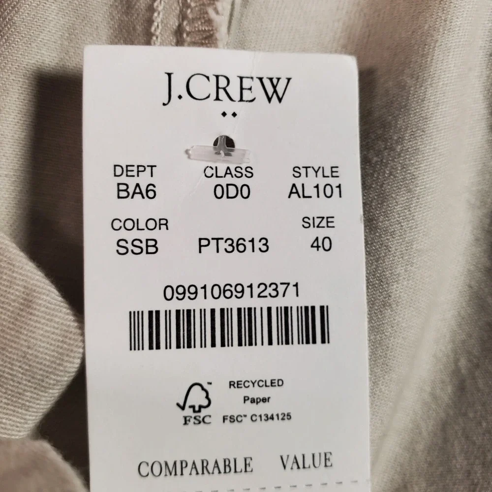 J Crew Chino Shorts Mens 40 Beige All Over Sailboat Print Embroidered Preppy NEW